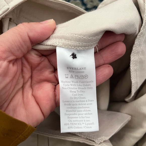 NWT Everlane The Way High Drape Pant Sandstone 4 Short - Picture 6 of 9